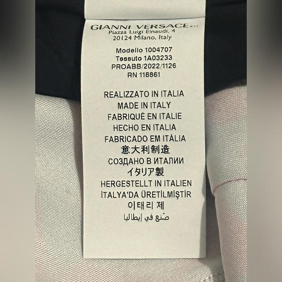 Versace Collection Varsity Track Pants - Picture 5 of 8